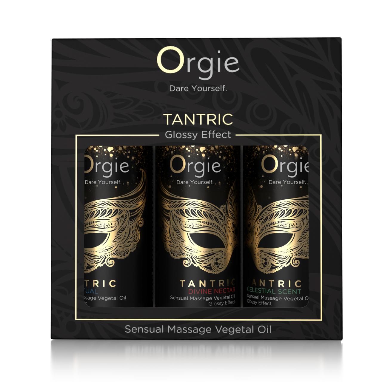 Set Aceite Orgie Tantric Glossy Effect - Cake Sex Shop