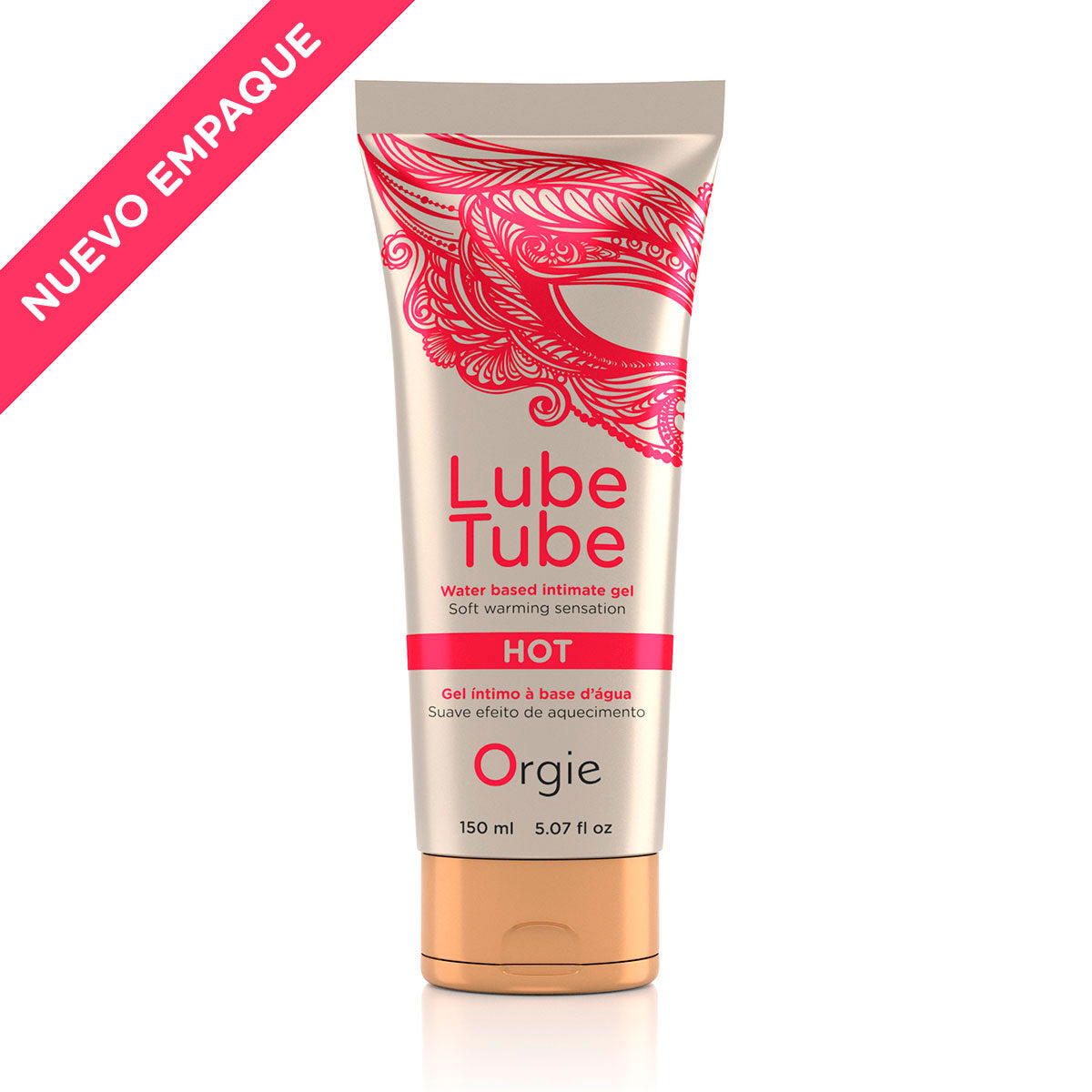 Lubricante Lube Tube Hot 150ml - Cake Sex Shop