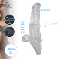 Extensión Double Bullet Vibrating Sleeve