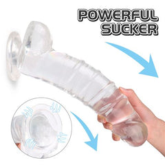 Dildo Clear Denny XXL 35 cm