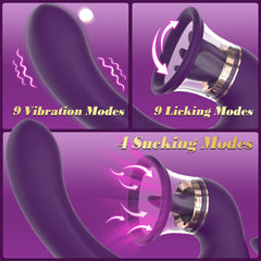 Vibrador Triple Estimulación Pump Sandra