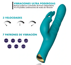 Vibrador Rotating Aqua Bunny - Rosa