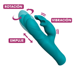 Vibrador Rotating Aqua Bunny - Rosa