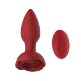 Plug Anal Red Rose Control Butt Plug