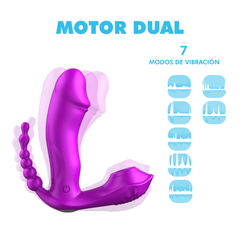 Vibrador Cute Butterfly Triple Trouble - Cake Sex Shop 2 3 4