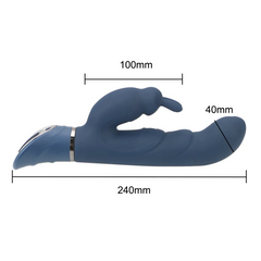 Vibrador sexual Navy Blue Bunny Cake Sex Shop Juguetes Sexuales para Adultos