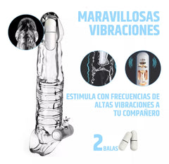 Extensión Clear Vibrating Penis Pro.