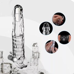 Extensión Clear Vibrating Penis Pro.