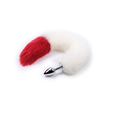 Colita Fox Faux Fur - White Red Cake Sex Shop Juguetes Sexuales para Adultos