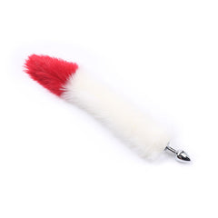 Colita Fox Faux Fur - White Red Cake Sex Shop Juguetes Sexuales para Adultos