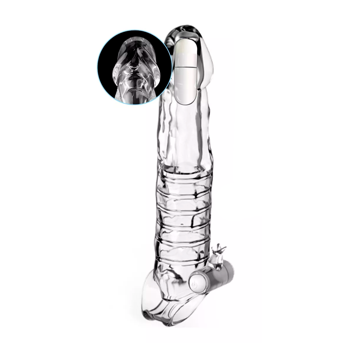 Extensión Clear Vibrating Penis Pro.