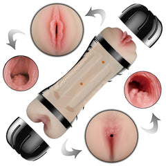 Masturbador Training Master Double Vagina Anus