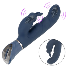 Vibrador sexual Navy Blue Bunny Cake Sex Shop Juguetes Sexuales para Adultos