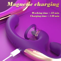 Vibrador Triple Estimulación Pump Sandra